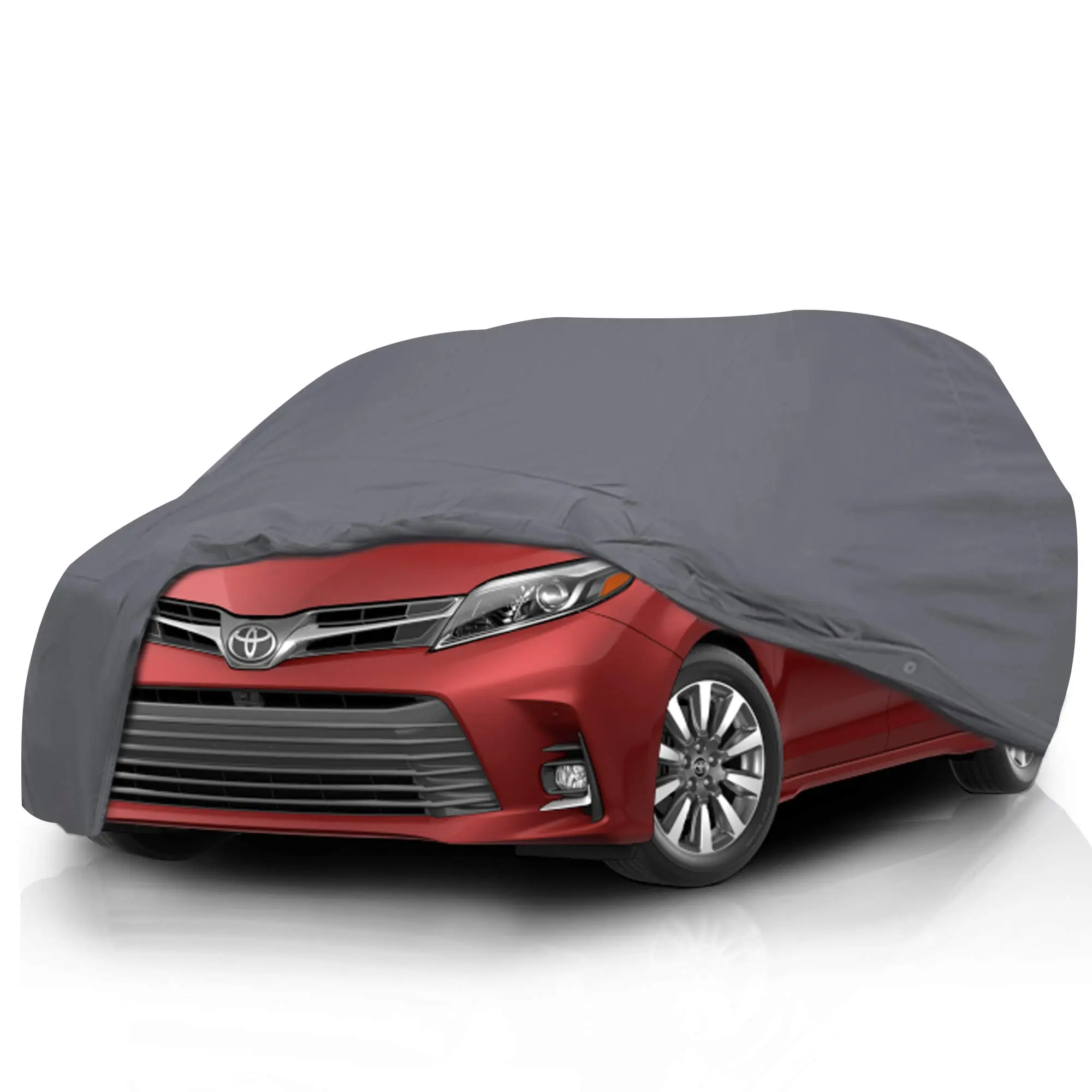 DaShield Ultimum Series Car Cover for Dodge Grand Caravan 2008-2020 Mini Passenger Van 4-Door All Weather Protection Semi Custom Fit Full Coverage Dust, Sun, Snow, Rain, Hail Protection Indoor/Outdoor
