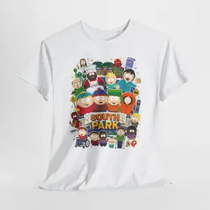South Park Characters Graphic Tee — Cartoon TV Show Fan T-Shirt