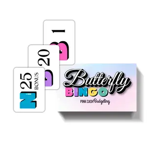Butterfly Bingo Savings Card Pack