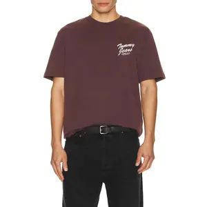 Tommy Jeans Novelty Tee in Rich Brown Unisex
