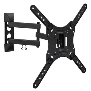 Mount-It MI-4110 17-55 in. 15 in. Extension TV Wall Mount Monitor Bracket with Full Motion Articulating Tilt Arm