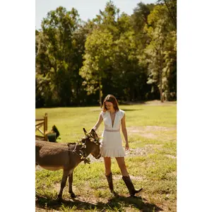 White Bridal Mini Dress