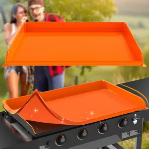 36" Silicone Griddle Cover for 36 Inch Blackstone Griddle Accessories, Fit for Omnivore Griddle Plate Full Wrap-Around Heavy Duty Food Grade Silicone Grill Mat, Protect from Dirt & Rust