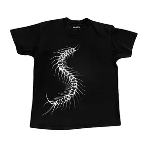 Gildan Men's and Women's T-shirt, Screen-print Centipede style shirt, Animal tee, Y2k Unisex Graphic Tees Gothic Grunge Emo Scene Amity Affliction Style Clothes Menswear Womenswear Streetwear