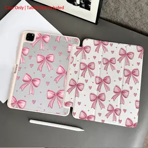 1 Piece Protective Folio Tablet Case, Tablet Casing with Pen Holder compatible with iPad 10.9/Pro11/10th/iPad7/8/iPad Air 4/5/iPad Pro/iPad Air 13(M3 2025)/iPad Air 11(M3 2025), Auto Sleep/Wake Function/Tablet Accessories