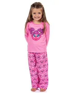 Sesame Street Abby Cadabby Pajamas Long Sleeve Pant Loungewear Sleep Set