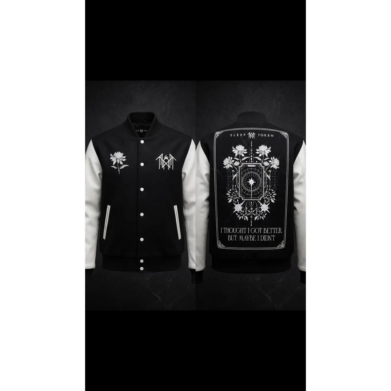 Sleep Token I Am The Rose You Relinquished Again Baseball Jacket