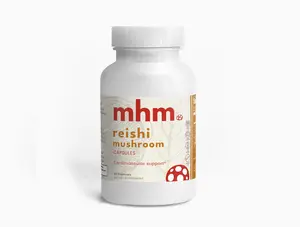 Organic Reishi Mushroom Capsules - 60 Vegan Capsules - Dietary, Healthcare