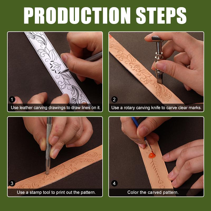 Harxvto Leather Bracelets Keychains and Leathercraft Accessory Handmade Leather Craft  Classic Style Handmade Gift Bring to Your Love for Ultrathin Design for Everyday Carry