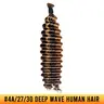 Ygwigs #4A/27/30 Piano Color Bulk Hair for Braiding Deep Wave Body Wave