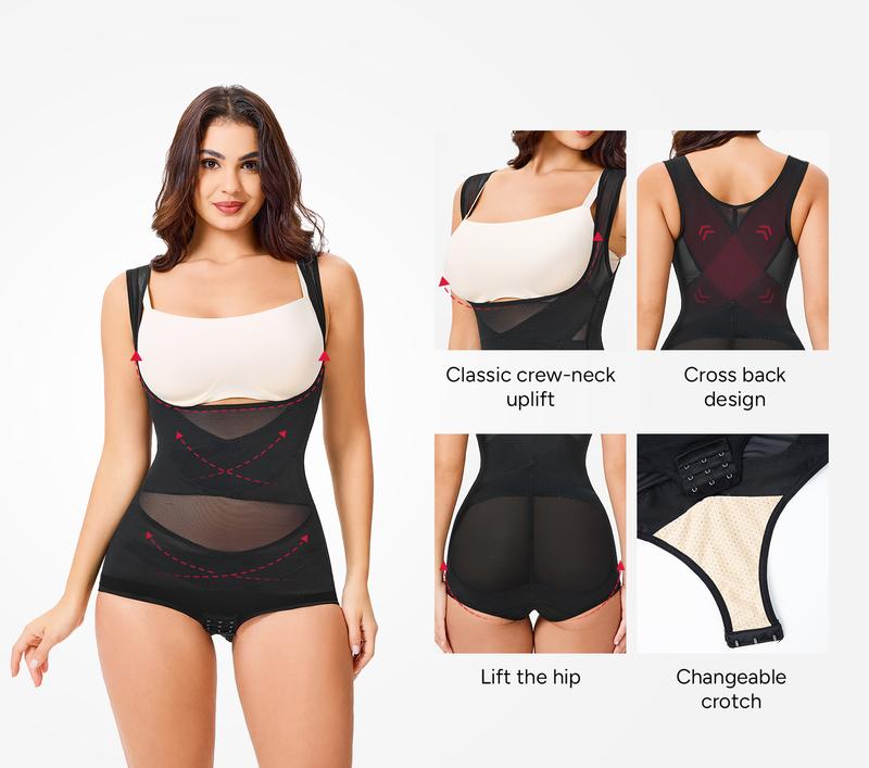 Nebility Shapewear Bodysuit | Mesh Breathable, Invisible Tummy Control | Women’s Everyday Comfortable Spandex TikTokShopBlackFriday  Womenswear Basic