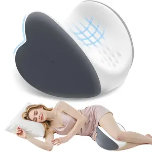 【New】Knee Pillow for Side Sleepers, Leg Pillow with Cooling Cover, Memory Foam Leg Pillow for Side Sleeping, Heart-Shape Cushion for Hip, Back & Sciatica Pain Relief, Deals For You,summerwins
