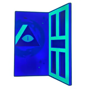 3D Printed Doorway to the Eye Glow in the Dark Wall Art