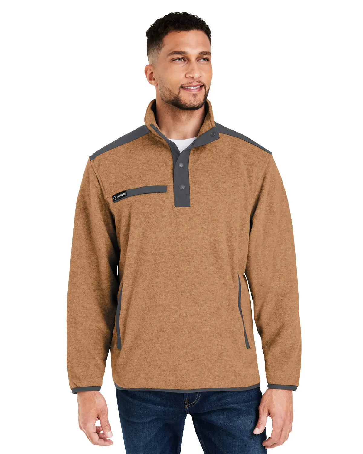 DRI DUCK 7353 Ranger Melange Fleece Pullover