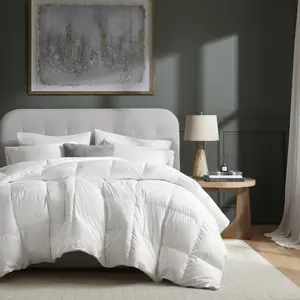 Harbor House HHD10-1915 100 Percent Cotton Shell Comforter, White - Full & Queen Size