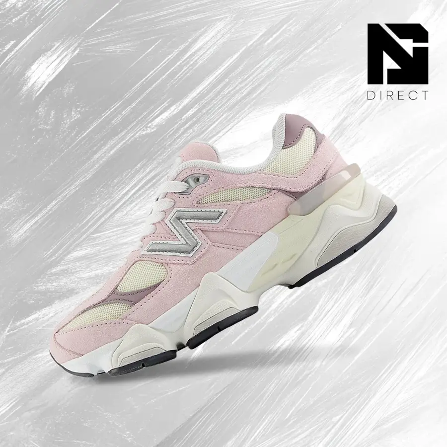 New Balance 9060 Pink White (GS) Women's Lifestyle Sneakers - Shock-Absorbent Comfort, Vintage Spring & Summer Inspired, Gym-Streetwear Casual, Back to School Sports Footwear - GC9060BE, Casual Wear, Multi-Size, Running Shoes