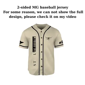 MG Baseball Jersey, Problem Baseball Jersey 2o26