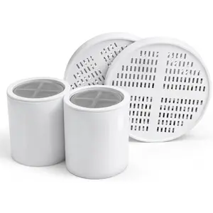 Shower Filter Replacement  Compatible with AquaHomeGroup, Vitamin C E & A Cartridges& 20-Stage Cartridges,Purified Water & Gentle Care(2Pack)