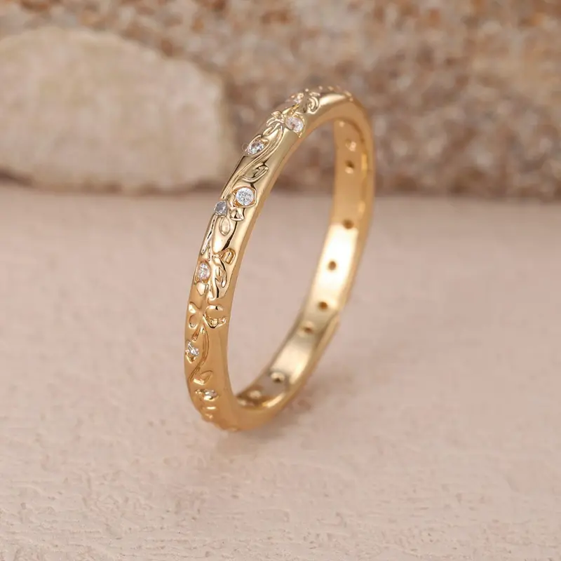 Mother's Day Gift Women's Elegant Flower Design Ring, Rose Flower Ring, Elegant Everyday Ring, Fashion Cute Promise Ring for Women & Girls, Trendy All-match & Exquisite Vintage Embossed Ring Jewelry for Birthday Gift, Beautiful Rings