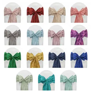 Crinkle Taffeta Chair Sashes Colors Sample Pack