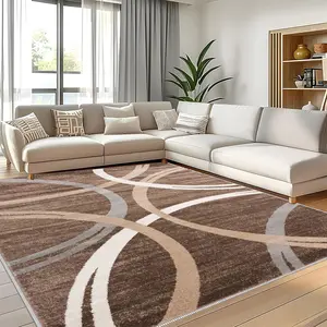 Crystal Velvet Geometric Rug, Waterproof, Soft Comfortable Mat, Ideal for Door Mats, Kitchen, Living Room, Bedroom, Hallway