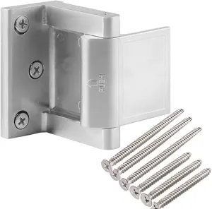 Hotel  Door Lock with Stainless Steel Screws, Door Latch for in-Swinging Doors Extra High  Door  Lock(-1 Pack)