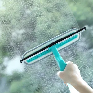 4-in-1 Window Cleaner with Squeegee, Scraper, Brush, and Spray System - Multifunctional Cleaning Set