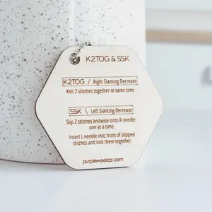 K2TOG & SSK Instruction Tool