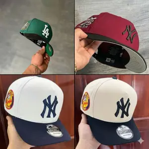 New Era 9FIFTY Snapback Cap – MLB Flat Brim Hat, Los Angeles Dodgers New York Yankees Chicago White Sox St. Louis Cardinals Unisex Streetwear