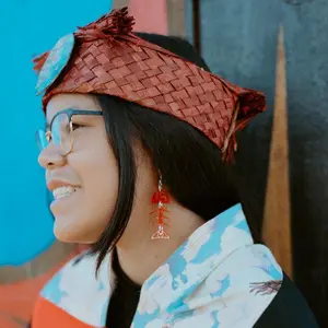 Salmon Ghost Earring (Small)