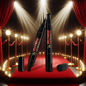 Iconic Eyeliner Duo – Waterproof & Sweat-Proof Liquid Eyeliner with Vivid Black Pigment | Precise Tip | 4ml