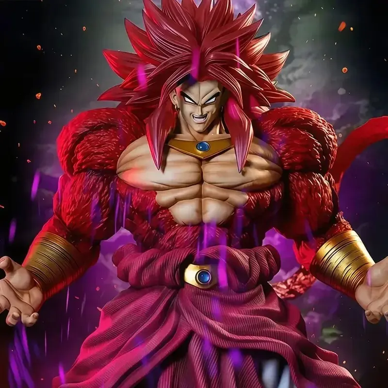 Brand-New Premium 30cm Broly Fabric Statue — High-End Collectible Anime Figure; An Exclusive Gift for Fans of Japanese Anime Merchandise