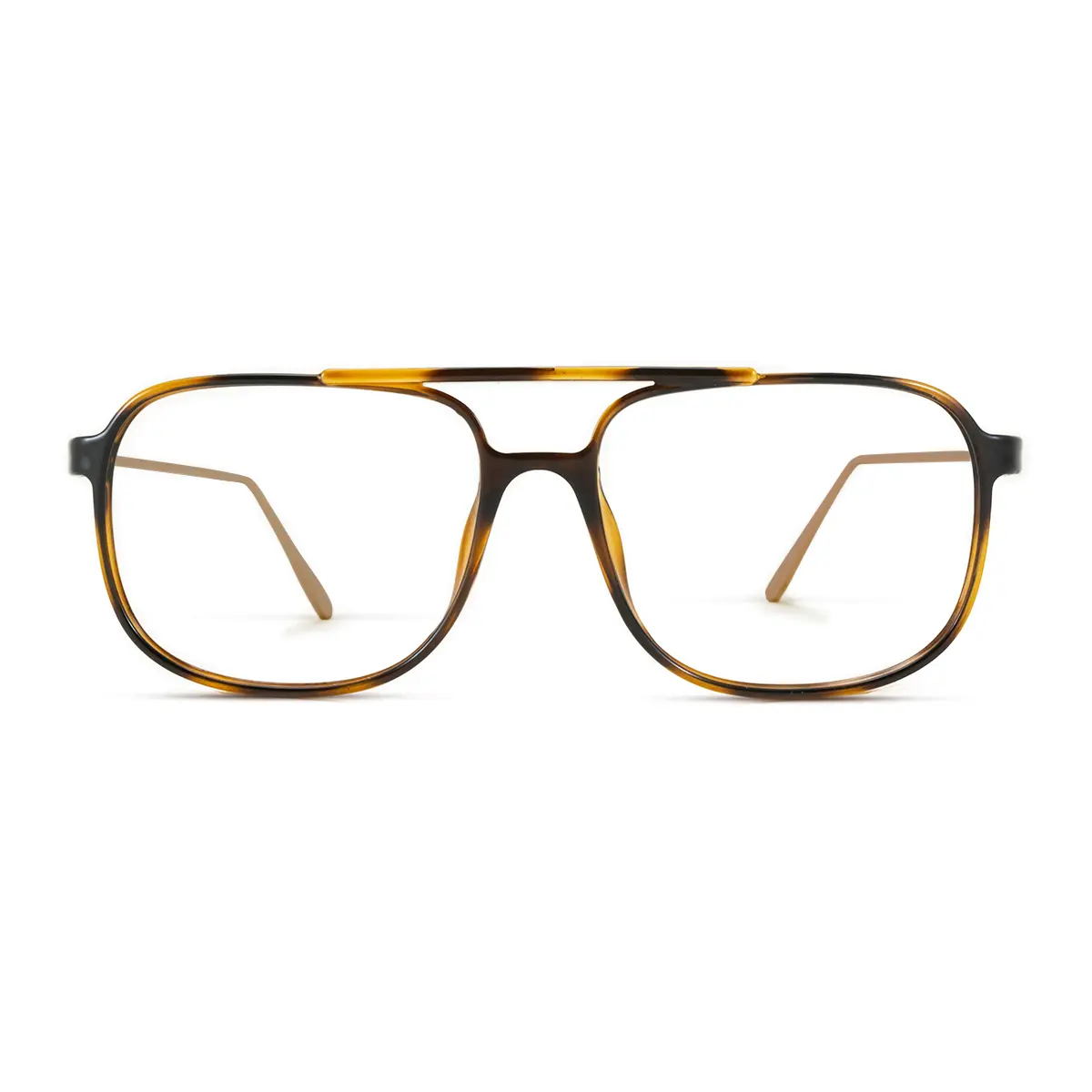 Infinit Caravan Metal Aviator Eyeglasses, Tortoise