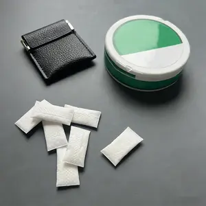 2 Pack PU Leather Slim Engagement Wedding Ring Pouch Leather Jewelry Pouch Christmas,Wedding Party Favor Gift Bag(Black)