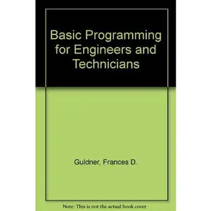 USED Book - Basic Programming for Engineers and Technicians by Frances D. Guldner (Paperback) - english