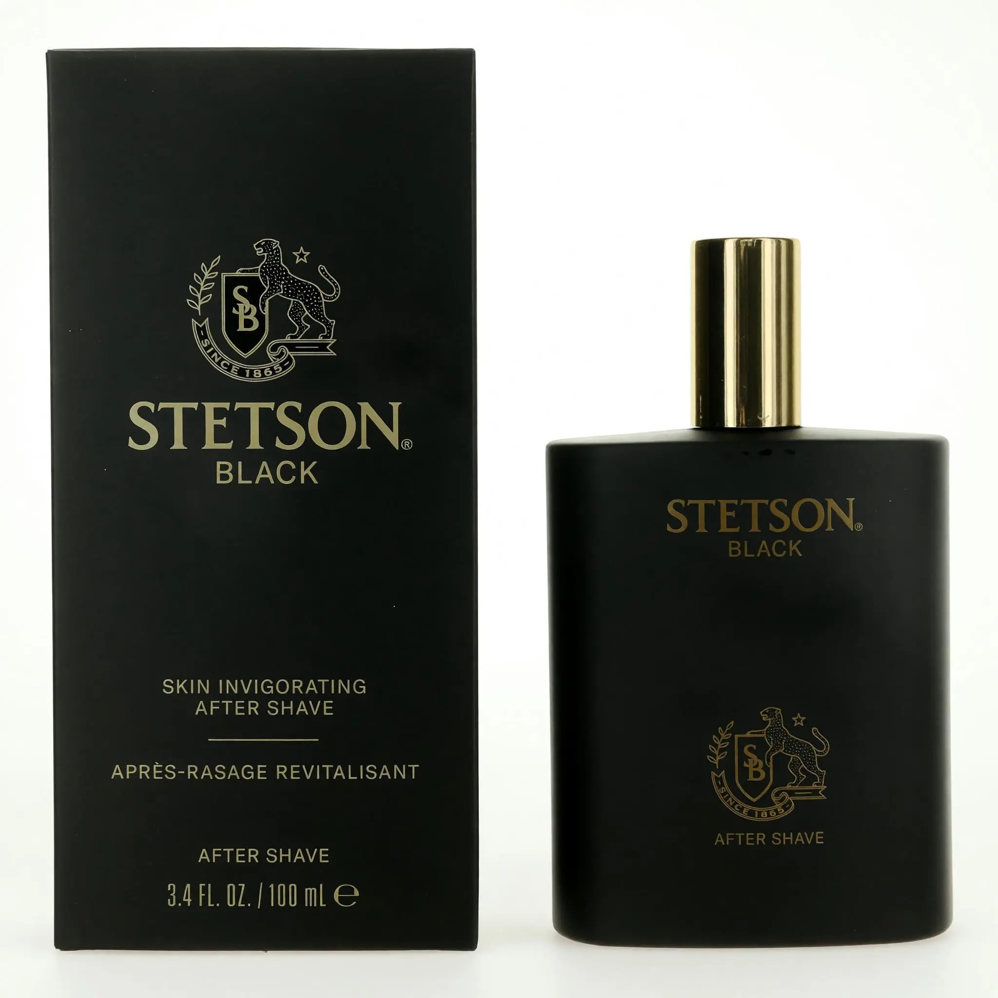 Stetson Black by Coty Men's Aftershave Splash - 3.4 oz Skin-Invigorating Formula (Beauty & Personal Care, Fragrance)