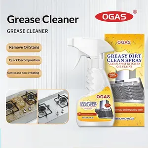 Oil Stain Remover Kitchen Cleaner, Powerful Grease Cleaning Agent, Range Hood Cleaning Solution, Durable Degreaser, Stove Oven Cleaner, Heavy Oil Cleaner, Grill Cleaner