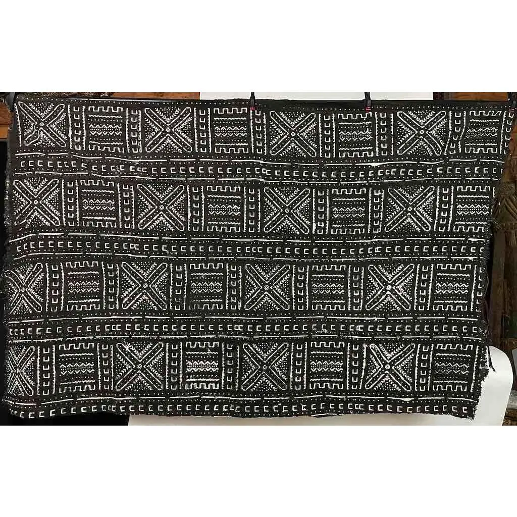 Contemporary Batik Mudcloth Mali African Textile | 60" x 40"