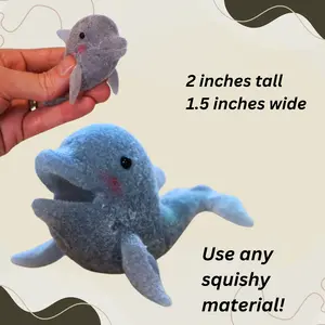 Squishy Dolphin Mold - Make Your Own Taba Squishies With This 2-Part Mold