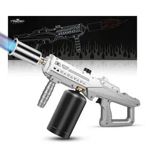 YTAKPHP Powerful Adjustable Flame Spray Gun - Multi-functional Home Improvement Accessory for Camping, Outdoor Cooking (No Fuel Tank, Ideal Gift)