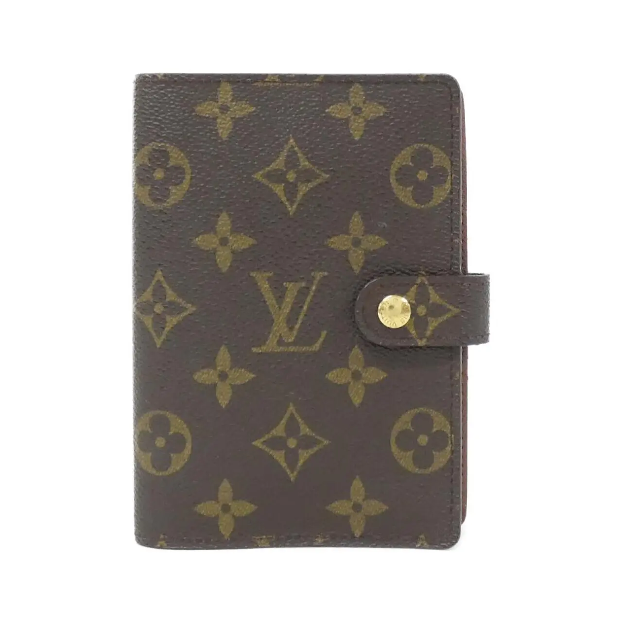 Pre-owned Louis Vuitton Canvas Small Leather Goods Agenda Monogram Organizer