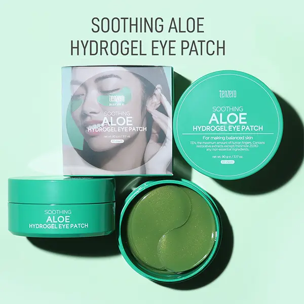TENZERO Hydrogel Eye Patch - Aloe / Cica / Collagen / Vita C | Soothing,  Moisturizing, Brightening, Firming Under Eye Care - TikTok Shop