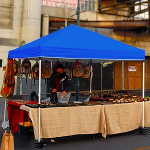 10 Ft. W x 10 Ft. D Steel Pop-Up Canopy Tent