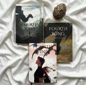 Fourth Wing  | Xaden’s POV Hardcover | Enemies to Lovers Romantasy | Special Edition with Custom Bookmark