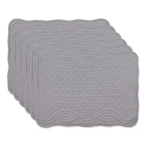 Design Imports Quilted Farmhouse Placemat 6-pack