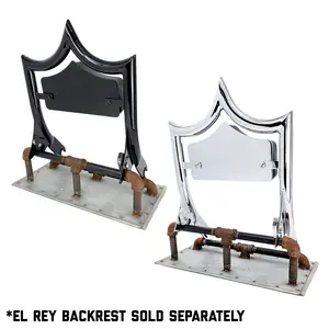 LARGE BACKPLATE for El Rey Backrest™ - Solid (Chrome or Black)