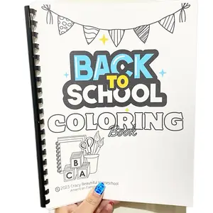 Back to school coloring book
