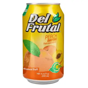 Del Frutal - Peach Nectar 11.6 Fl Oz (3 Pack) Made with Real Fruit