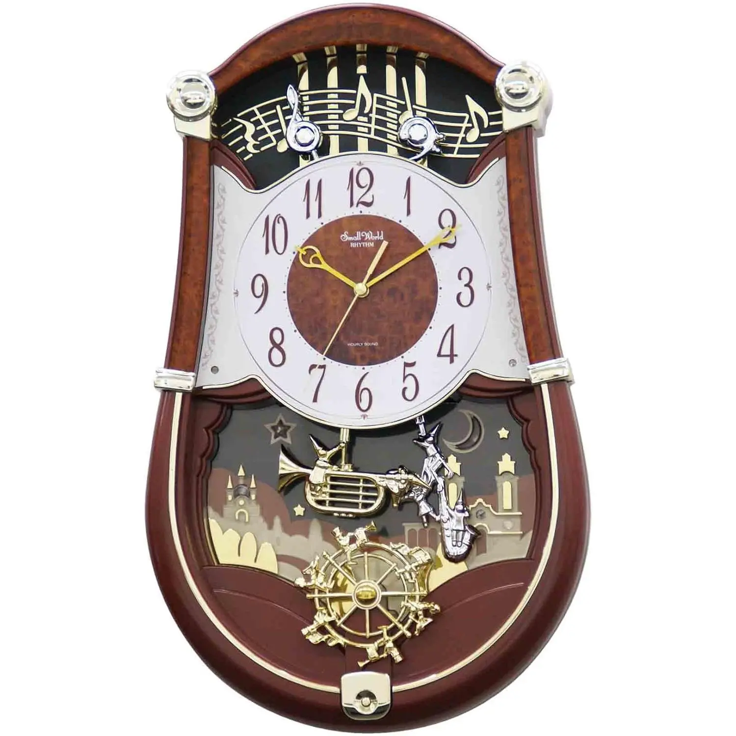 Rhythm Clocks "Concerto Entertainer II" Musical Motion Clock
