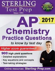 USED-Sterling Test Prep AP Chemistry 1,700 Practice Questions by Sterling Test Prep (Paperback)